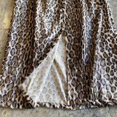 画像6: 【Wiz&Witch】"1950" BACK SLIT LEOPARD LONG SKIRT / FREE (6)