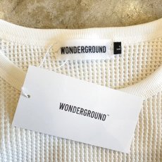 画像8: 【WONDERGROUND】L/S WAFFLE T-SHIRT / WHITE (8)