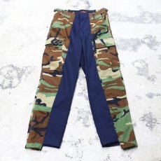 画像1: 【Wiz&Witch】"UNITED" U.S CAMO BLACK CARGO PANTS / W30 (1)