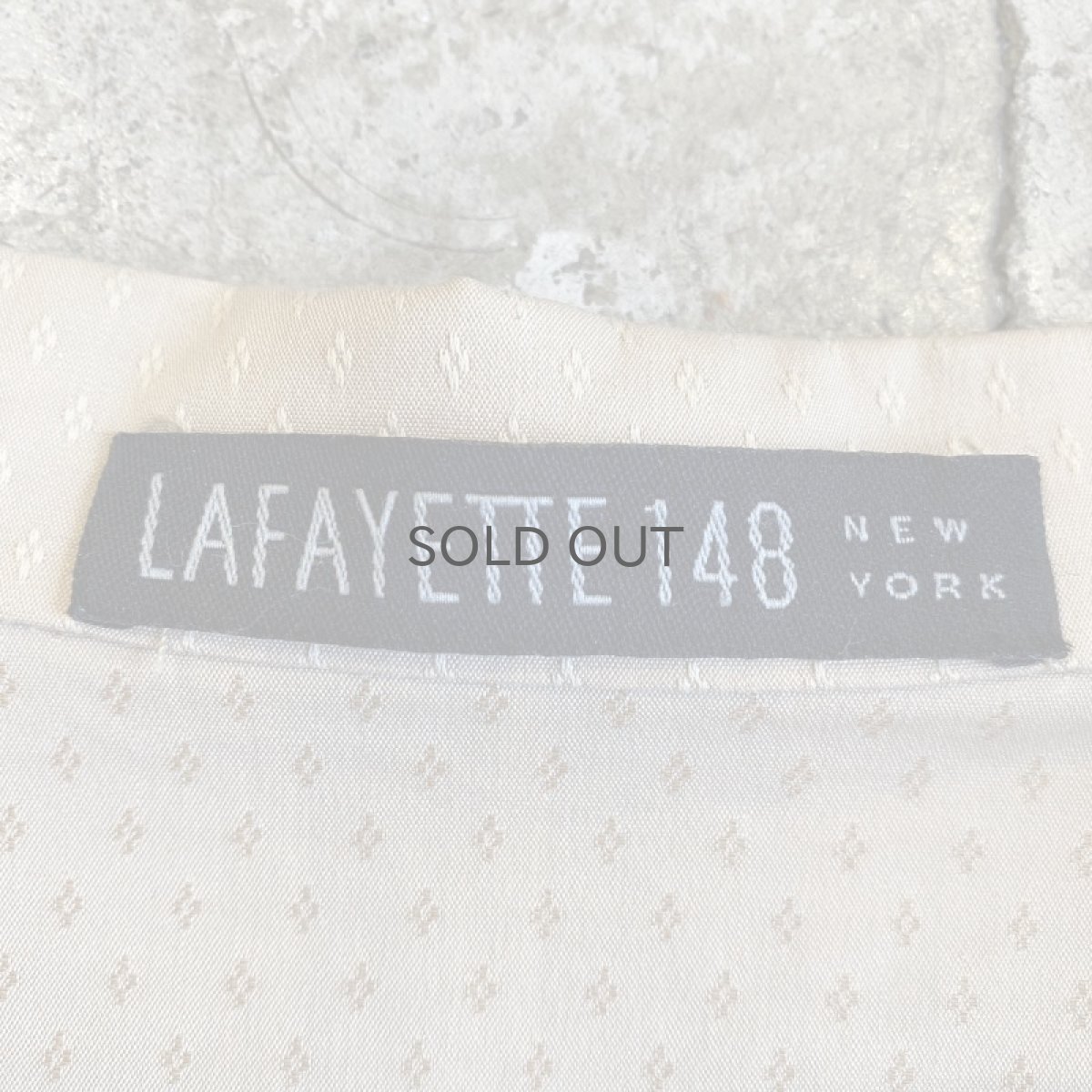 画像9: OPEN COLLAR PATTERN L/S SHIRT / Ladies M (9)