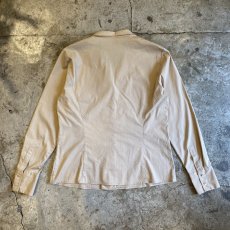 画像2: OPEN COLLAR PATTERN L/S SHIRT / Ladies M (2)