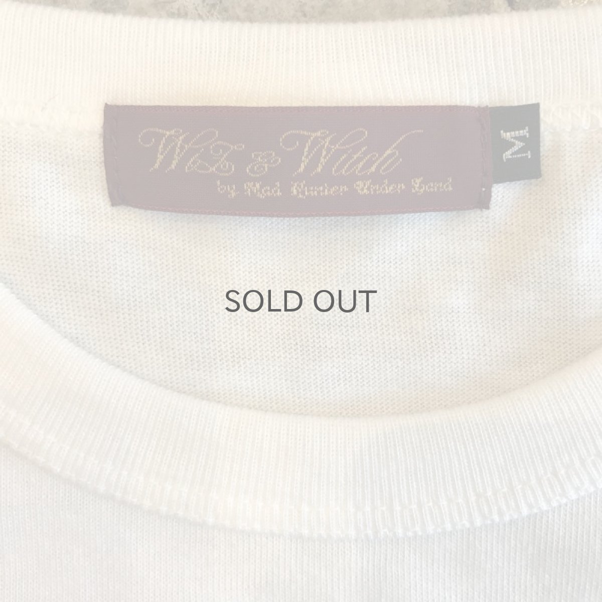 画像8: 【Wis＆Witch】"WHY" LOGO PRINT TEE / Ladies M (8)