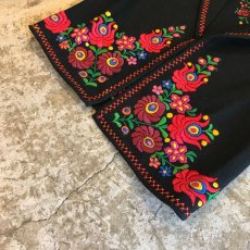 画像4: FLOWER EMBROIDERY WOOL VEST / Ladies S(42) (4)