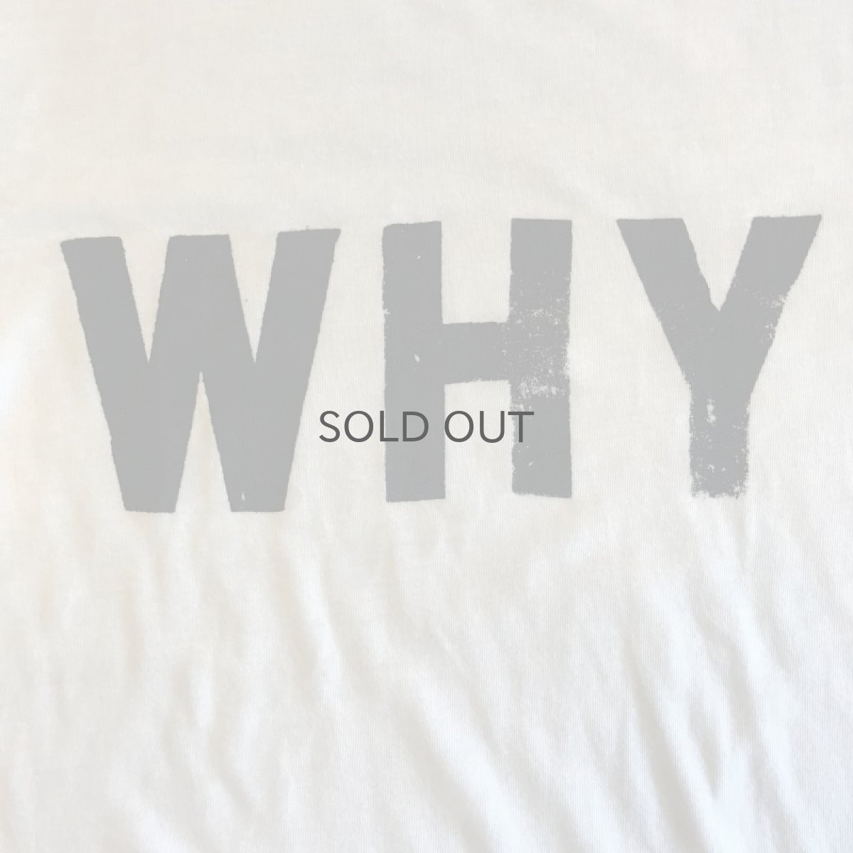 画像7: 【Wis＆Witch】"WHY" LOGO PRINT TEE / Ladies M (7)