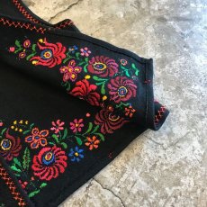 画像7: FLOWER EMBROIDERY WOOL VEST / Ladies S(42) (7)