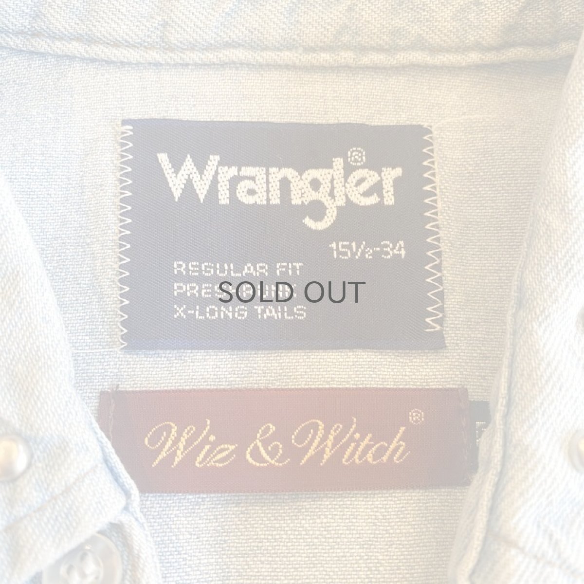 画像8: 【Wiz&Witch】"WANDERER" STUDS ZIP UP WESTERN SHIRT / OS (8)