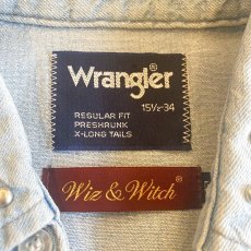 画像8: 【Wiz&Witch】"WANDERER" STUDS ZIP UP WESTERN SHIRT / OS (8)
