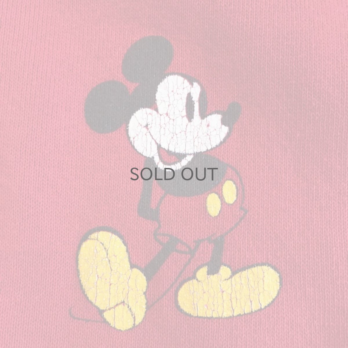 画像8: MICKEY PRINT COLOR ZIP UP HOODY / Ladies S  (8)