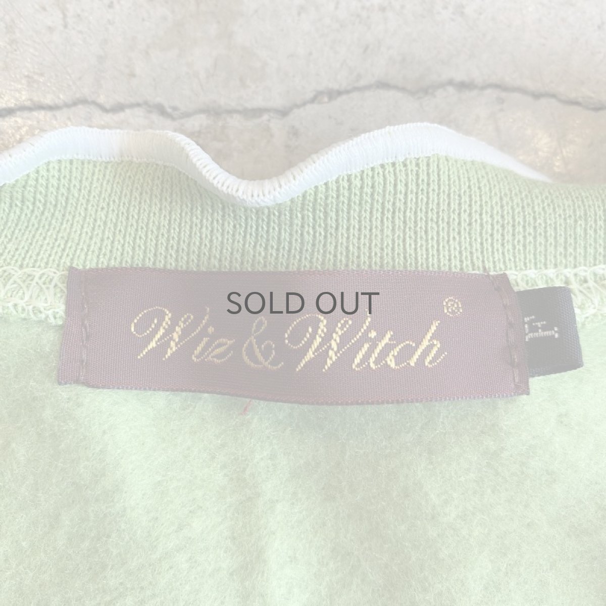 画像9: 【Wiz&Witch】"OUT STITCH" WIDE SWEAT / OS (9)