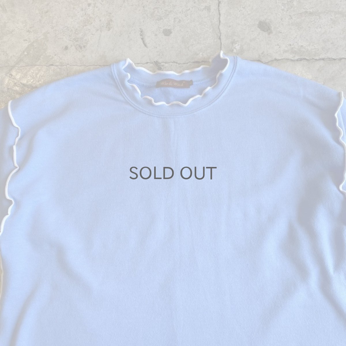 画像5: 【Wiz&Witch】"OUT STITCH" WIDE SWEAT / OS (5)