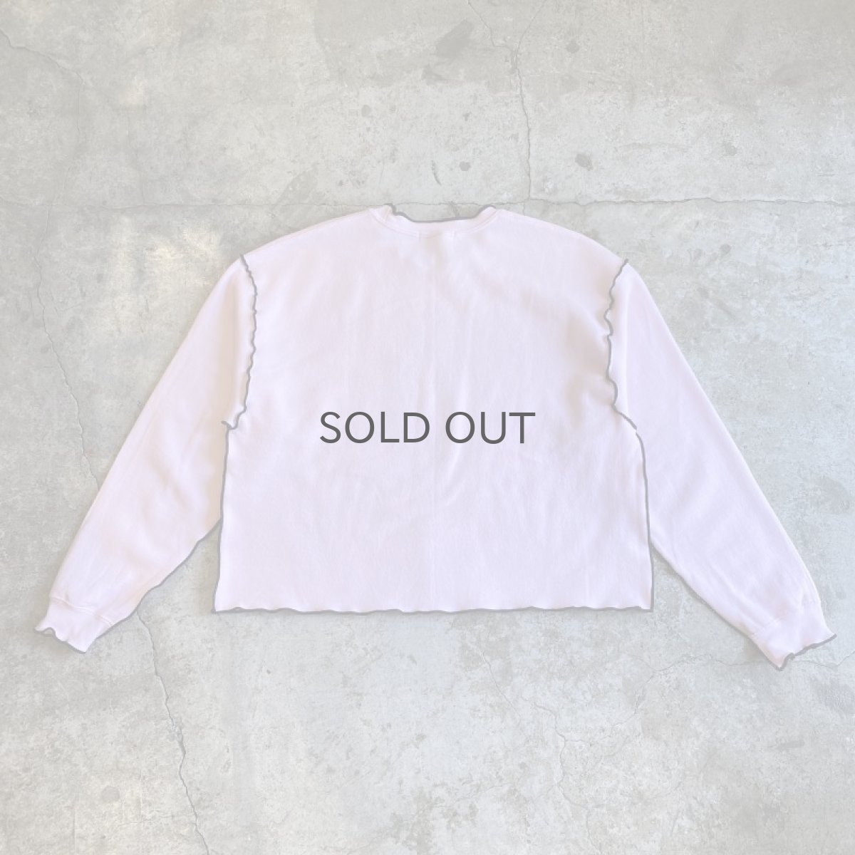 画像2: 【Wiz&Witch】"OUT STITCH" WIDE SWEAT / OS (2)