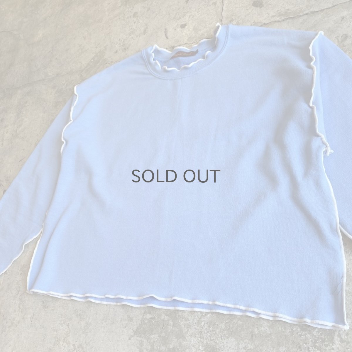 画像3: 【Wiz&Witch】"OUT STITCH" WIDE SWEAT / OS (3)