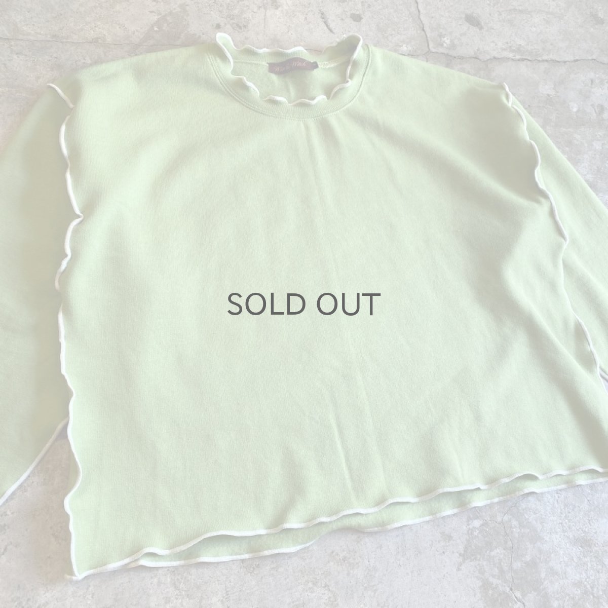 画像4: 【Wiz&Witch】"OUT STITCH" WIDE SWEAT / OS (4)