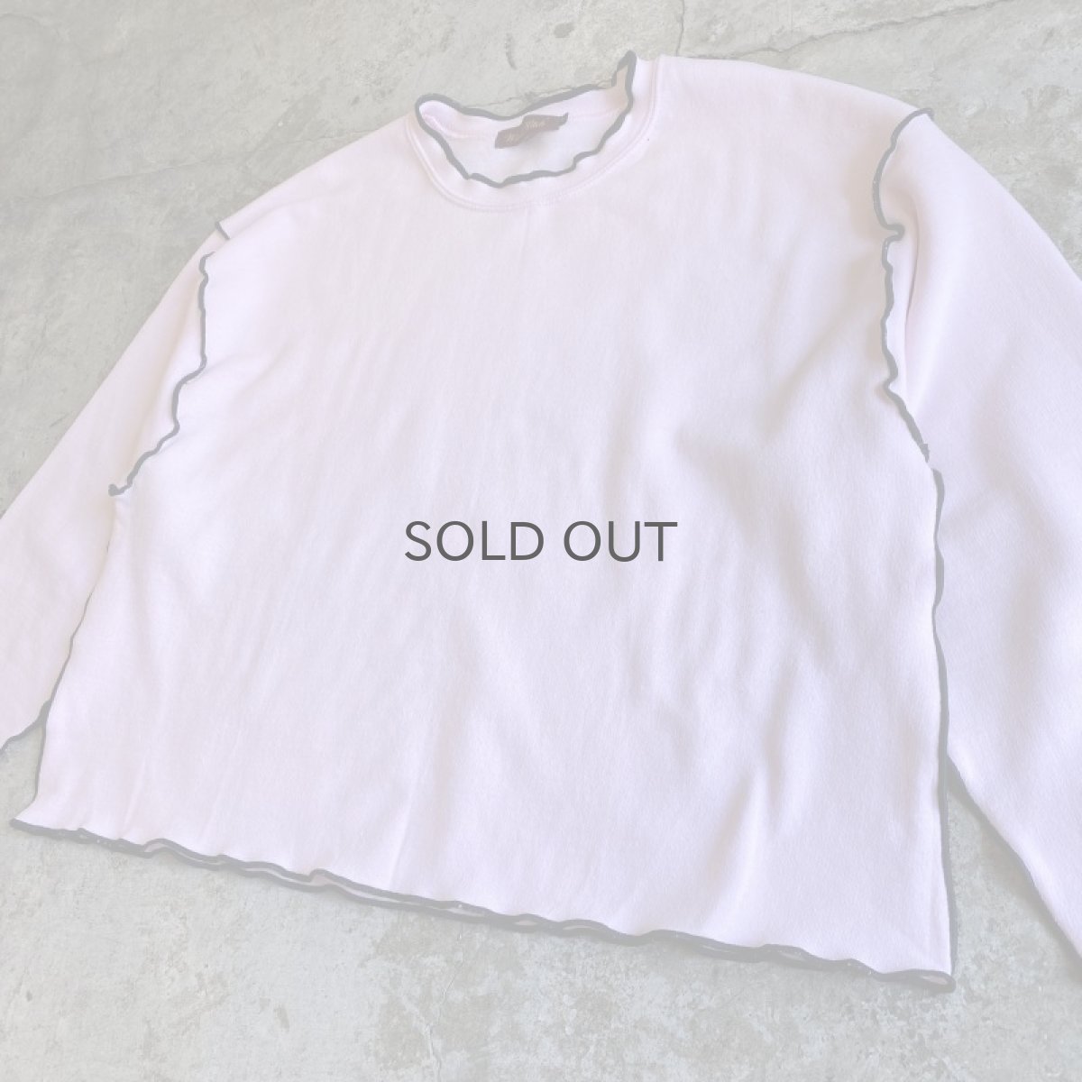 画像3: 【Wiz&Witch】"OUT STITCH" WIDE SWEAT / OS (3)