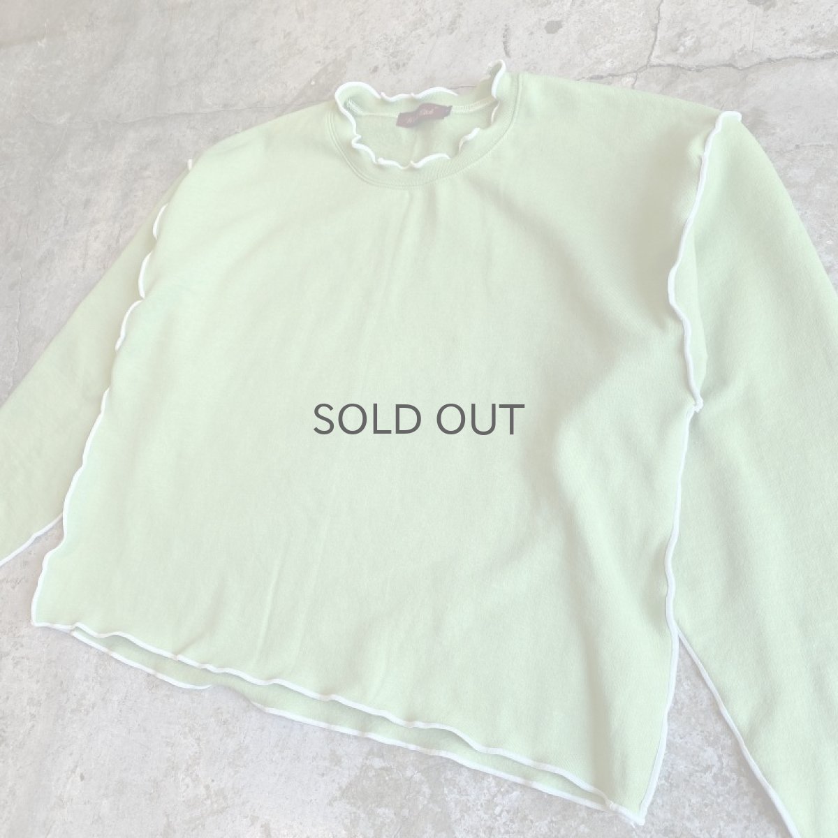 画像3: 【Wiz&Witch】"OUT STITCH" WIDE SWEAT / OS (3)