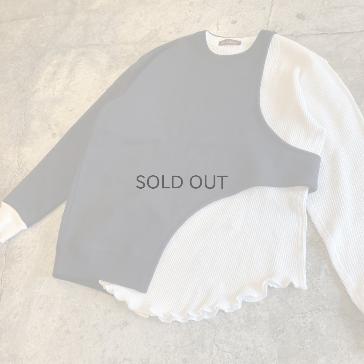 画像3: 【Wiz&Witch】"UNITED" ASYMMETRIC THERMAL SWEAT / OS (3)