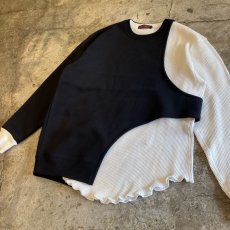 画像3: 【Wiz&Witch】"UNITED" ASYMMETRIC THERMAL SWEAT / OS (3)