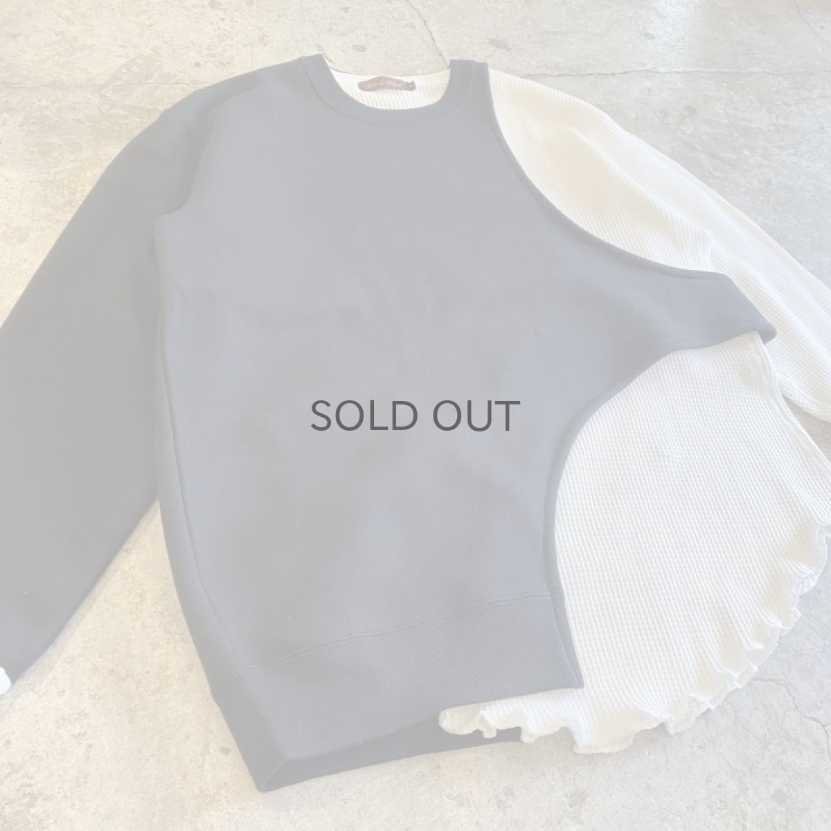 画像4: 【Wiz&Witch】"UNITED" ASYMMETRIC THERMAL SWEAT / OS (4)