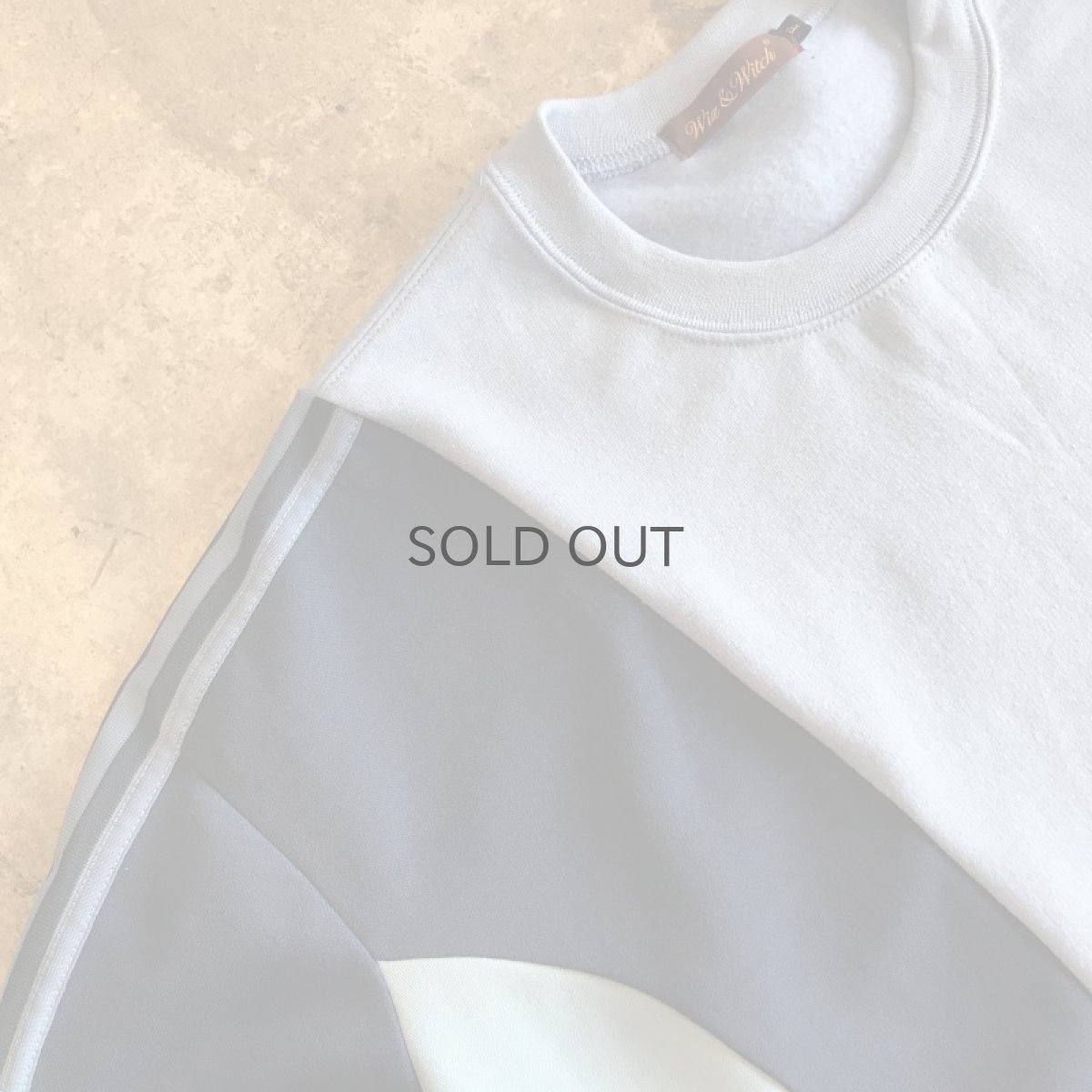 画像8: 【Wiz&Witch】"UNITED" VOLUME SLEEVE JERSEY SWEAT  / OS (8)