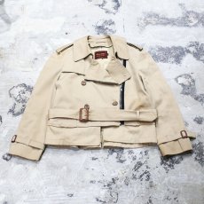 画像1: 【Wiz&Witch】"THE U.K" SHORT TRENCH RIDERS JACKET / OS (1)