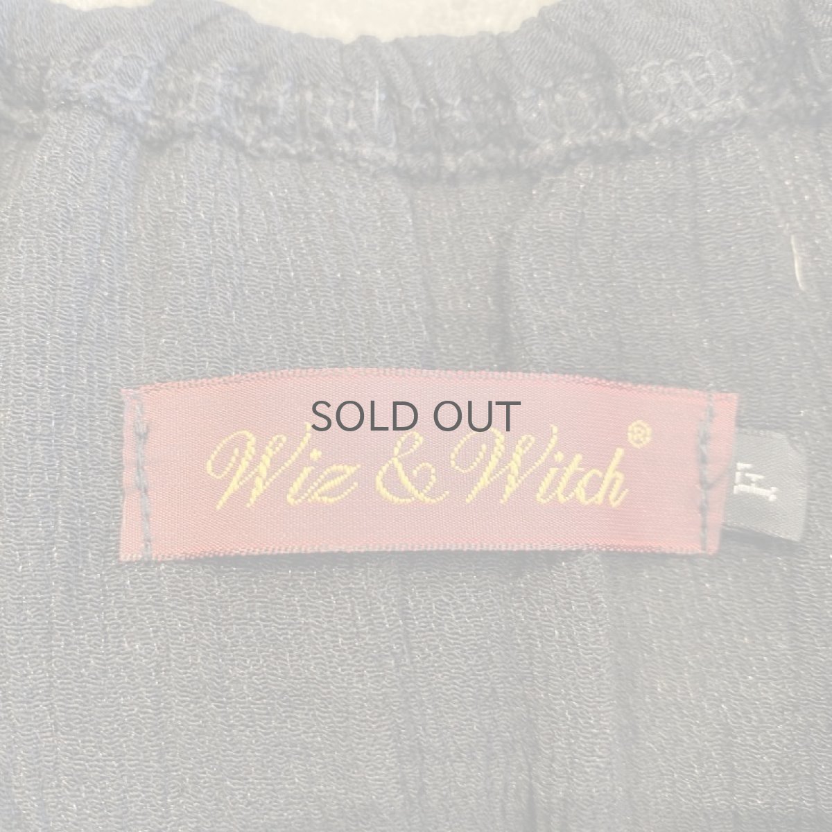 画像8: 【Wiz&Witch】"OUT STITCH" FRILL BLOUSE / OS (8)