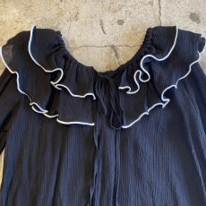 画像5: 【Wiz&Witch】"OUT STITCH" FRILL BLOUSE / OS (5)