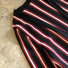 画像7: COLOR STRIPE COTTON LONG CARDIGAN / Ladies M (7)