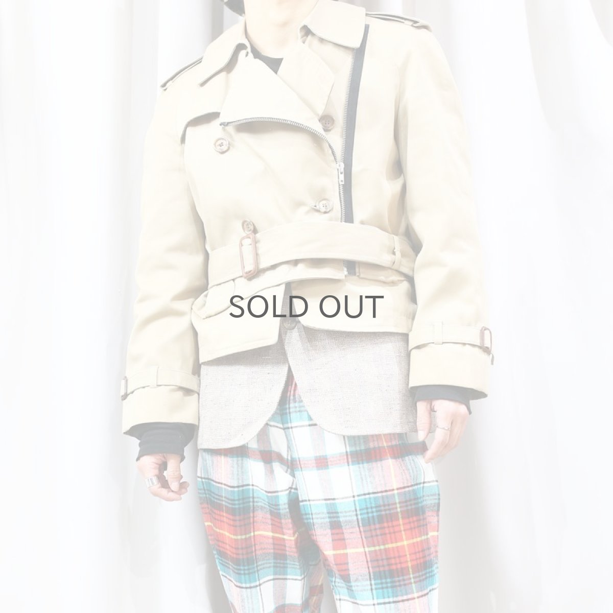 画像9: 【Wiz&Witch】"THE U.K" SHORT TRENCH RIDERS JACKET / OS (9)