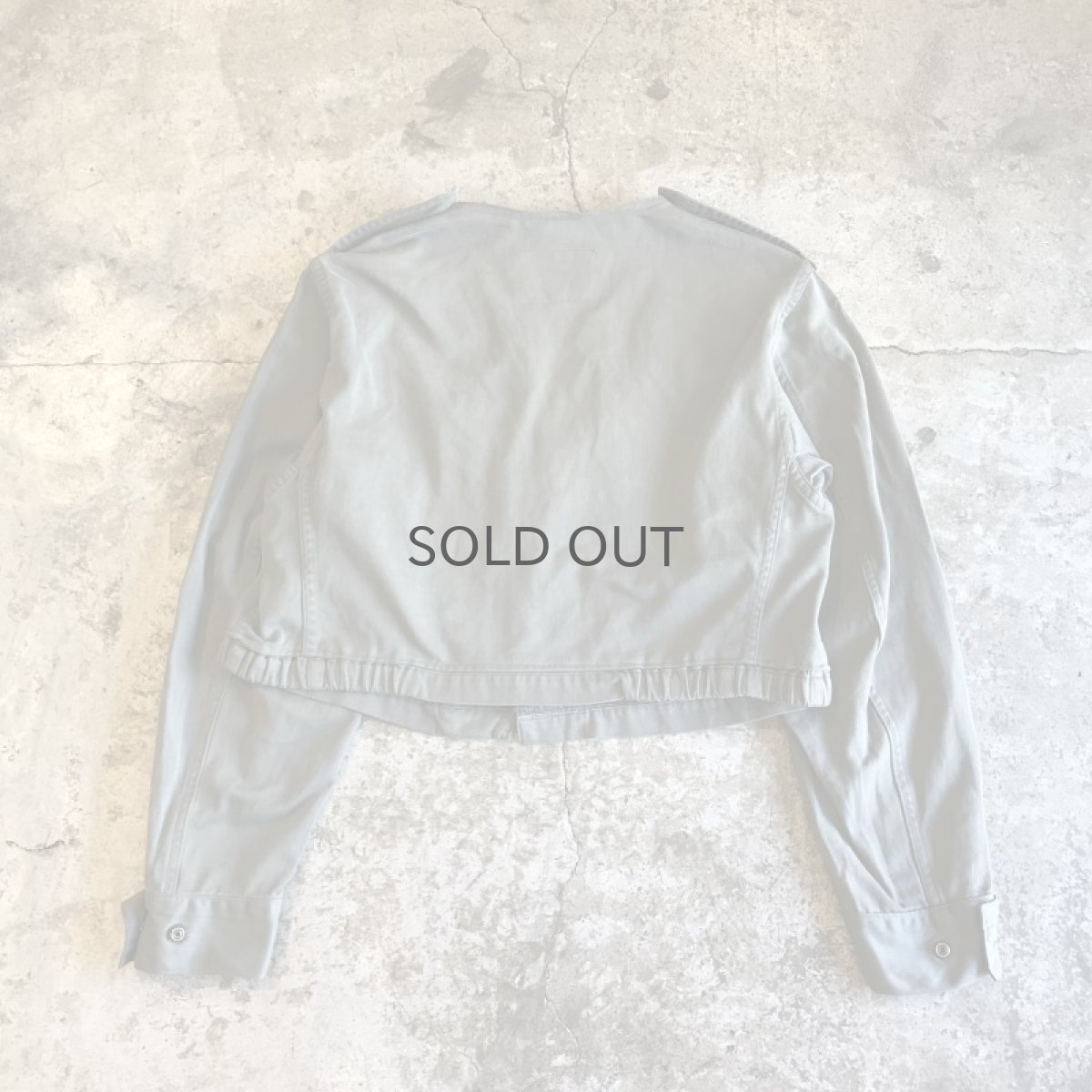 画像2: 【Wiz&Witch】COLLAR LESS SHORT JACKET / OS (2)