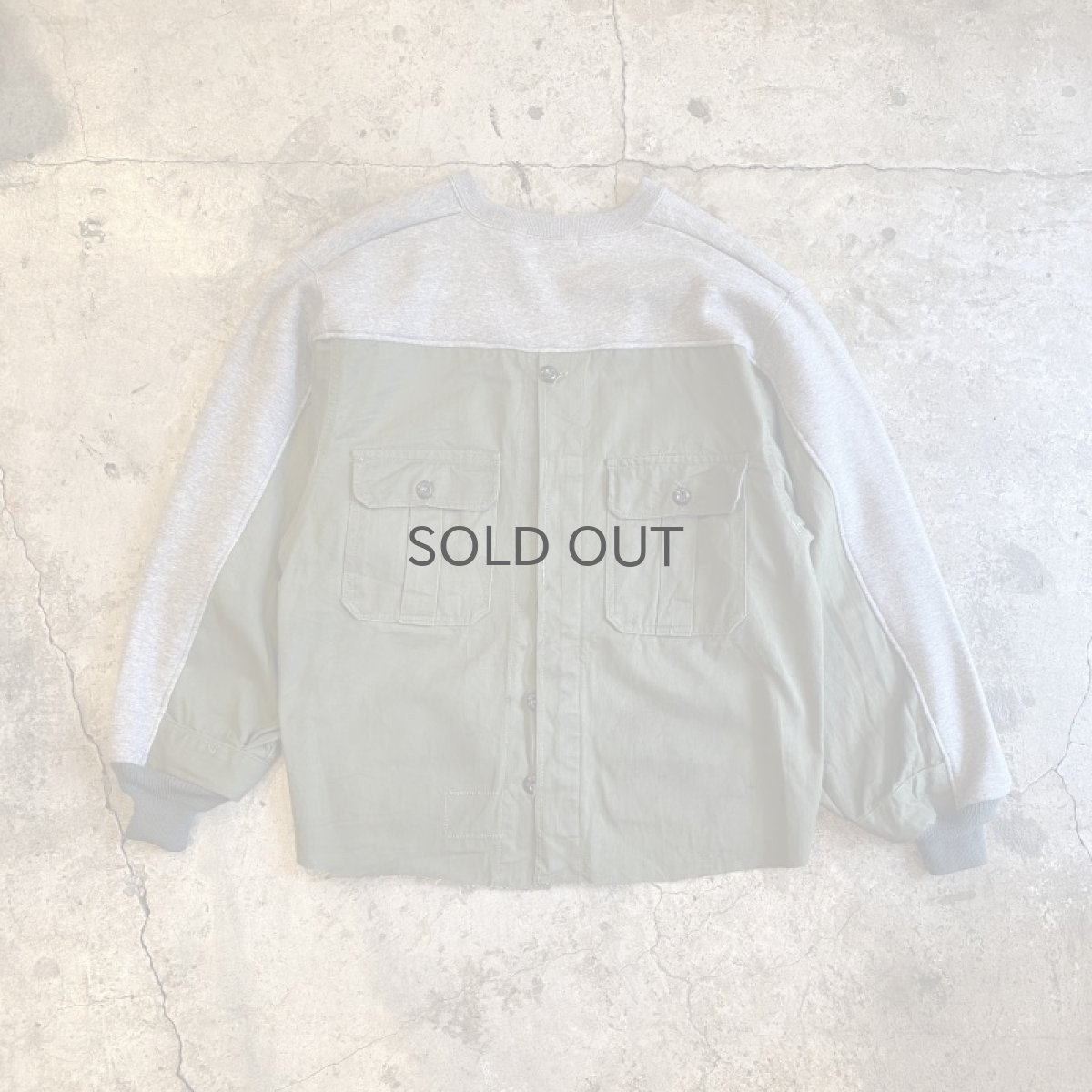 画像2: 【Wiz&Witch】"UNITED" MILITARY SWEAT / OS (2)