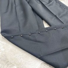 画像7: 【Wiz&Witch】"THE U.K" SIDE STUDS SLACKS PANTS / W30 (7)