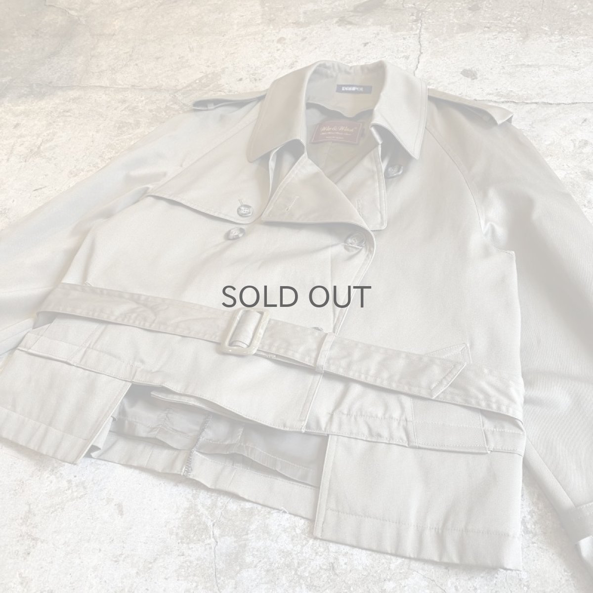 画像3: 【Wiz&Witch】"THE U.K" SHORT TRENCH JACKET / OS (3)