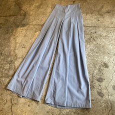 画像3: 2TUCK HIGH WAIST WIDE COLOR PANTS / W25 (3)