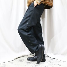 画像10: 【Wiz&Witch】"THE U.K" SIDE STUDS SLACKS PANTS / W30 (10)