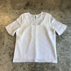 画像2: ALL OVER LACE PATTERN TOPS / Ladies S (2)