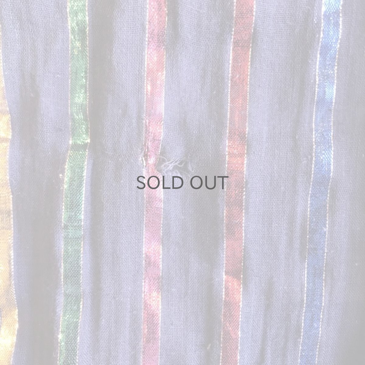 画像9: COLOR STRIPE PATTERN SARROUEL PANTS / FREE (S) (9)
