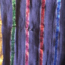 画像9: COLOR STRIPE PATTERN SARROUEL PANTS / FREE (S) (9)