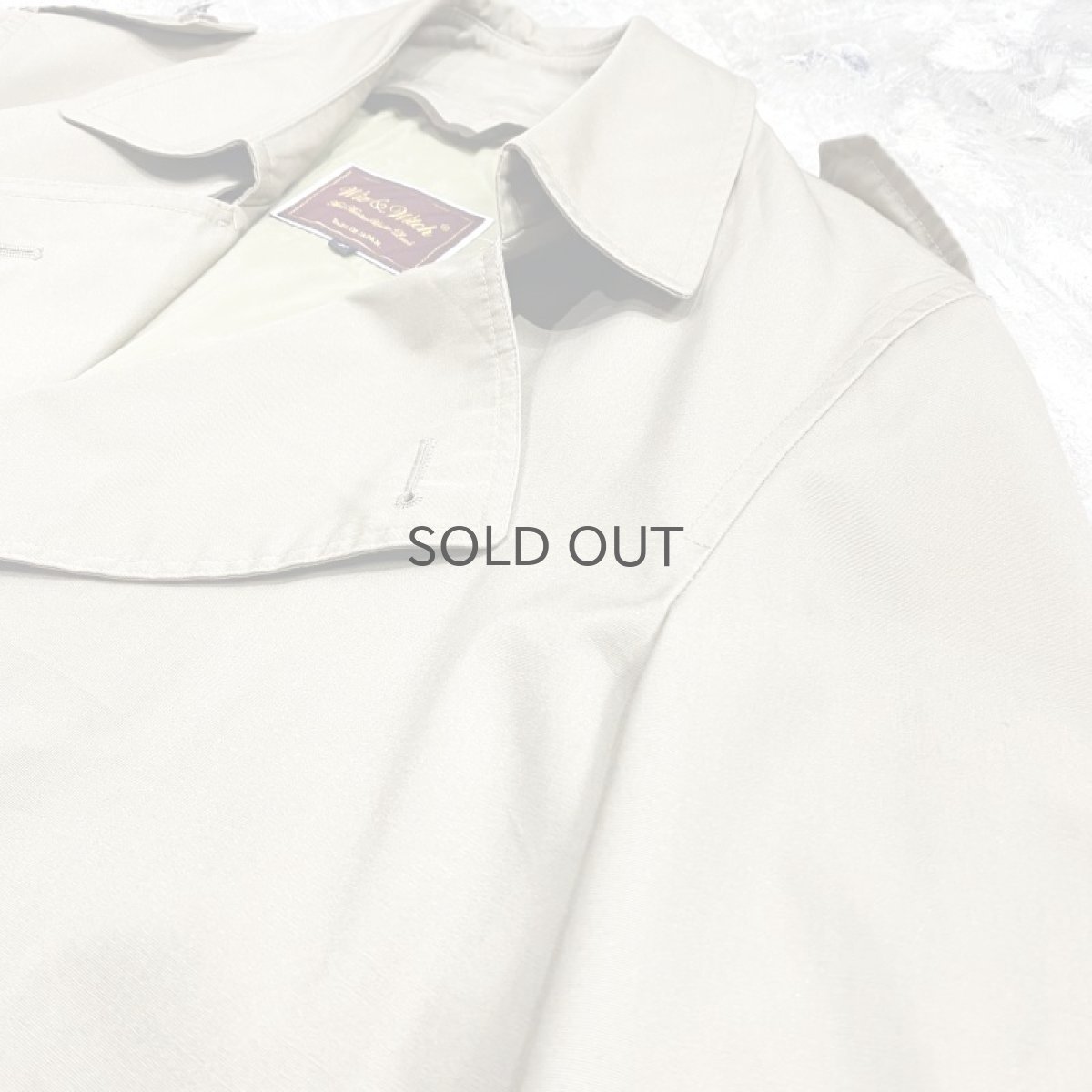 画像4: 【Wiz&Witch】"THE U.K" SHORT TRENCH JACKET / OS (4)