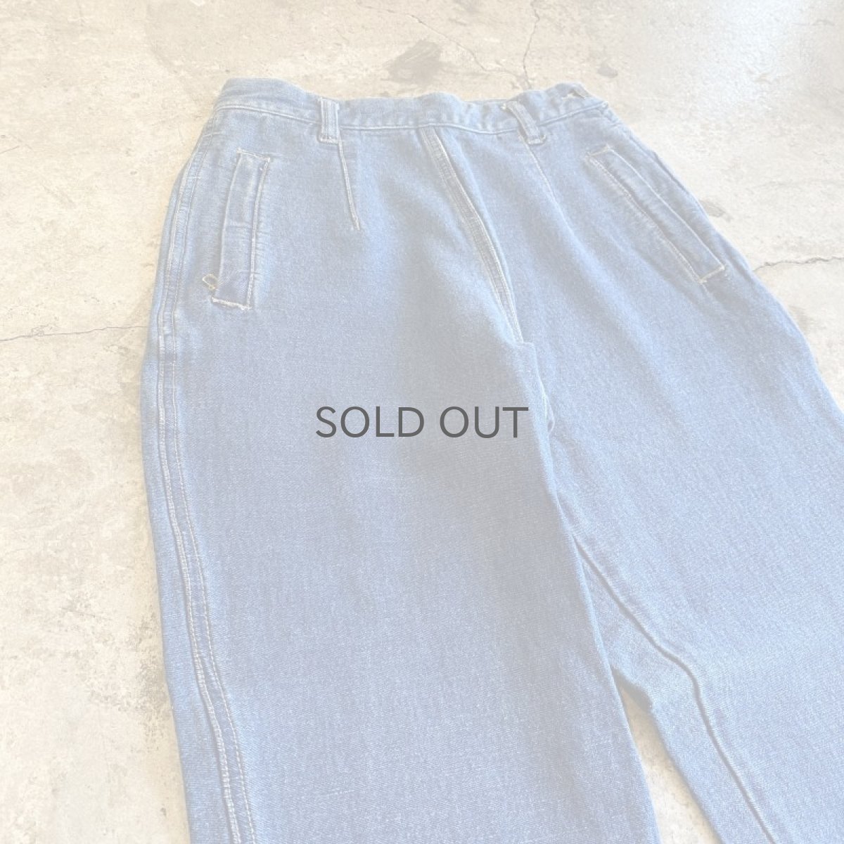 画像4: STIRRUP DESIGN DENIM PANTS / W25 (4)
