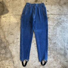 画像1: STIRRUP DESIGN DENIM PANTS / W25 (1)