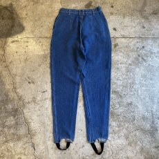 画像2: STIRRUP DESIGN DENIM PANTS / W25 (2)