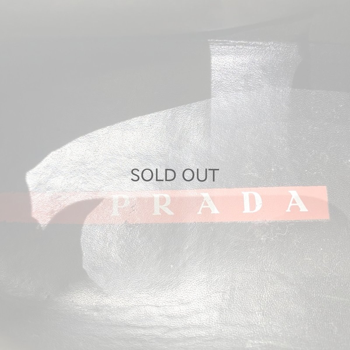 画像8: 【PRADA】UNBORN CALF LEATHER SNEAKER / 8(27cm) / MADE IN ITALY (8)