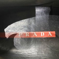 画像8: 【PRADA】UNBORN CALF LEATHER SNEAKER / 8(27cm) / MADE IN ITALY (8)