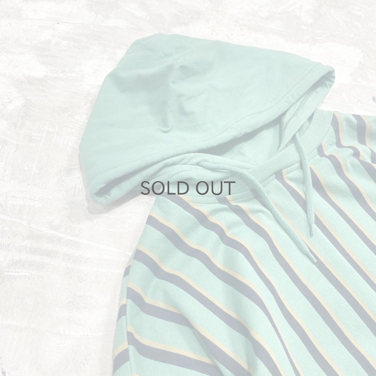 画像3: STRIPE PATTERN HOODIE L/S TEE / Mens L (3)