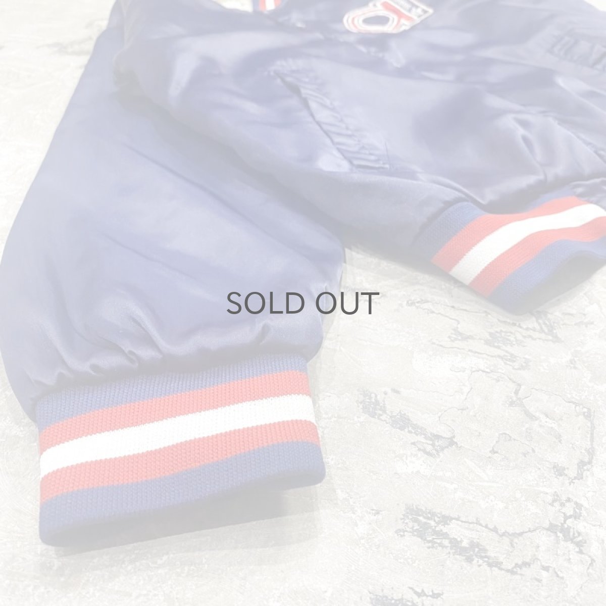 画像5: 80's【adidas】SATIN VARSITY JACKET / Mens M(L) (5)