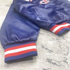 画像5: 80's【adidas】SATIN VARSITY JACKET / Mens M(L) (5)