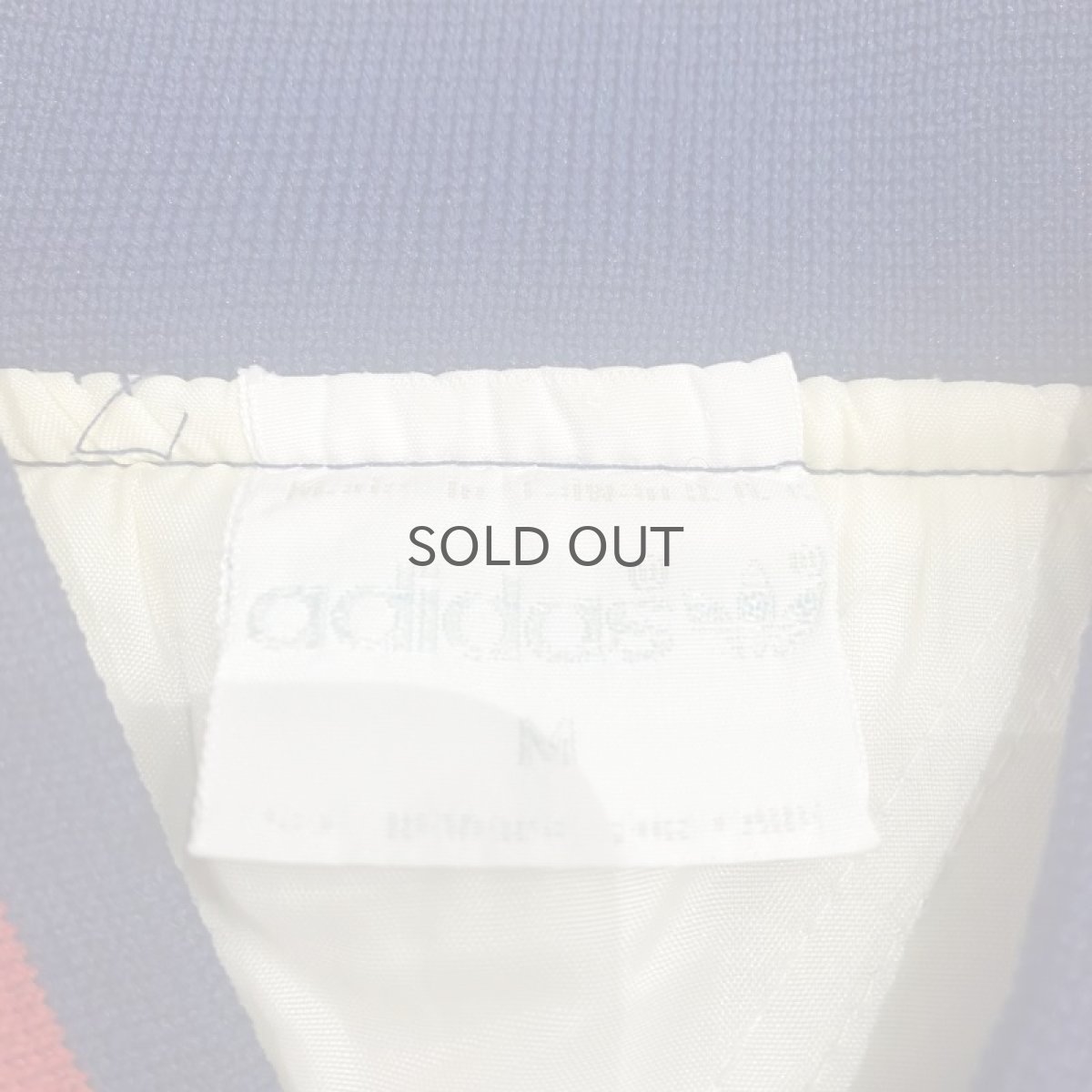 画像8: 80's【adidas】SATIN VARSITY JACKET / Mens M(L) (8)