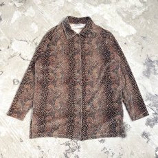 画像1: PYTHON PATTERN L/S SHIRT / Mens M (1)