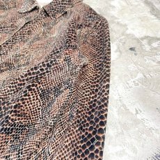 画像4: PYTHON PATTERN L/S SHIRT / Mens M (4)