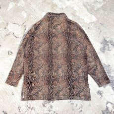 画像2: PYTHON PATTERN L/S SHIRT / Mens M (2)